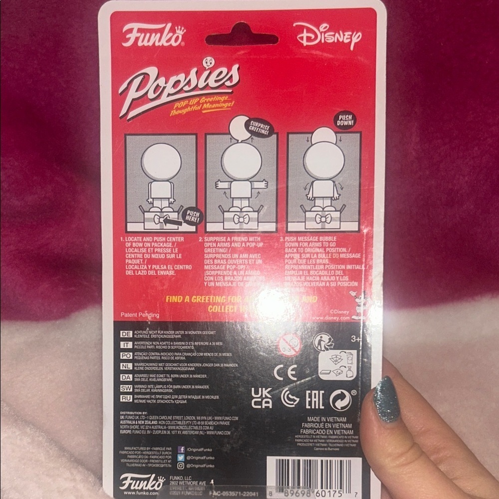 Mickey Mouse Hug Me Funko Pop Toy vintage - Picture 2 of 2